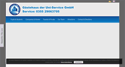 Desktop Screenshot of gaestehaus-uni.de